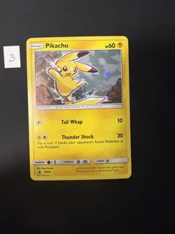 Pokemon 2017 Sun & Moon Pikachu SM98 Holo Black Star Promo - LP-Near Mint - Image 5