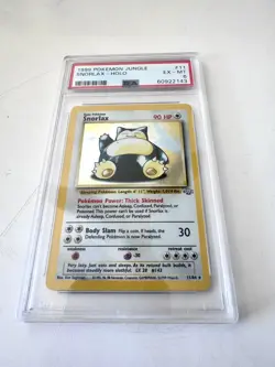 1999 pokemon jungle snorlax holo - psa 6 - 11/64 - Image 1