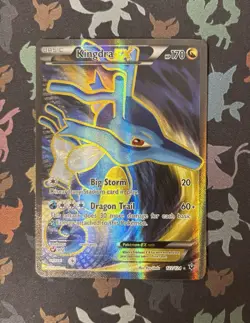 Kingdra EX XY 2016 Fates Collide 122/124 Full Art Pokemon TCG LP/EX - Image 3