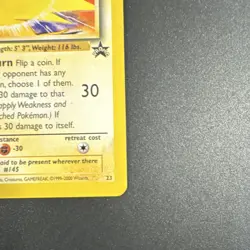 Pokemon TCG Zapdos Wizards of the Coast WotC Promo Holo 23/53 70 HP 2000 - Image 4