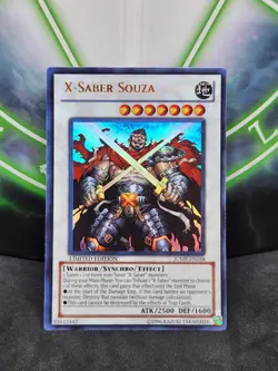 Yugioh X-Saber Souza JUMP-EN058 Ultra Rare NM - Image 1