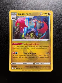Salamence - 109/203 - Holo - Rare - Pokemon TCG Sword & Shield Evolving Skies - Image 1