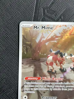 Pokemon TCG Mr. Mime 179/165 SV: 151 Illustration Rare (English) - NM - Image 4