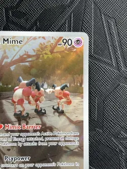 Pokemon TCG Mr. Mime 179/165 SV: 151 Illustration Rare (English) - NM - Image 5