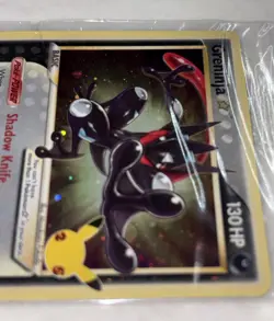 Pokemon Greninja Gold Star SWSH144 Black Star Promo Sealed Celebrations 2021 - Image 5