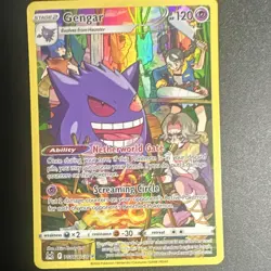 Pokemon Gengar TG06/TG30 Ultra Rare Full Art Holo Lost Origin Trainer Gallery S… - Image 2