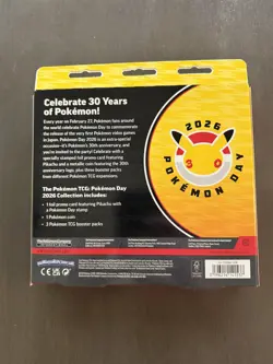 Pokemon TCG: Pokemon Day 2026 Collection Box - 30th Anniversary ~ Factory Sealed - Image 2
