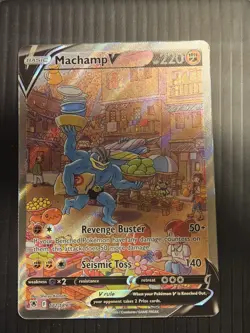 Pokemon 2022 Astral Radiance Machamp V FA #172/189 - Image 1