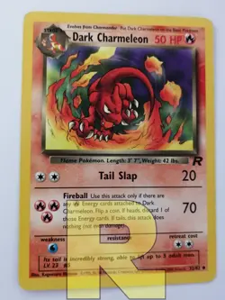 Dark Charmeleon ® Rocket 32/82 ® Non Comune ® Pokemon ® Inglese ® Good+ - Image 1
