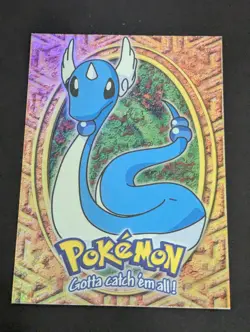1999 Topps Pokemon the First Movie E11 #148 Dragonair Silver Foil Blue Logo - Image 1