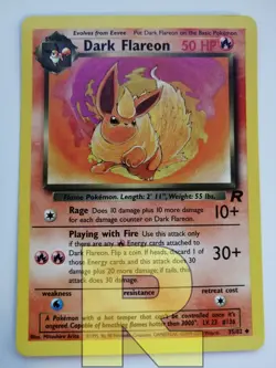 Dark Flareon ® Rocket 35/82 ® Non Comune ® Pokemon ® Inglese ® EX+ - Image 1