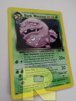 Dark Weezing ® Rocket 14/82 ® Rara Holo Foil ® Pokemon ® Inglese ® Good - Image 3