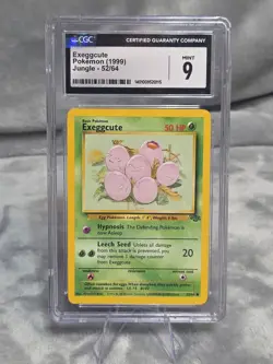 CGC 9 - Exeggcute - 52/64 - Jungle - 1st Edition - Pokemon TCG 1999 - Image 1