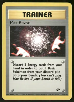 Pokemon Tcg Max Revive #117 Pokemon Gym Challenge NM - Image 1