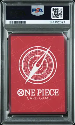 One Piece CCG - Trafalgar Law OP01-002 Alternate Art Errata Foil PSA 10 - Image 2