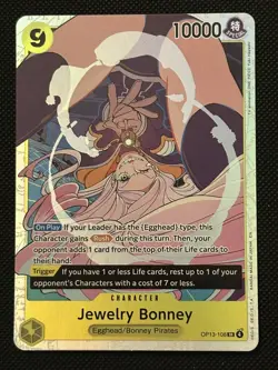 Jewelry Bonney (108) OP13-108 One Piece Carrying On His Will Super Rare NM - Image 1