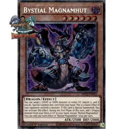 Yugioh! 1x Bystial Magnamhut MP25-EN043 Starlight Rare 1st Ed NM - Image 1