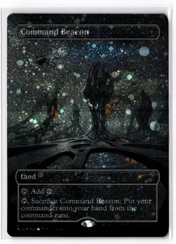 Command Beacon (Borderless) (Galaxy Foil) 470 Secret Lair Drop Series Foil NM - Image 1