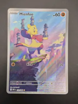 Pokemon TCG Mienfoo 133/086 White Flare English IR NM - Image 1