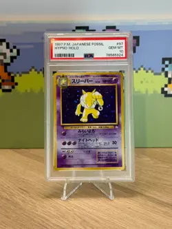 Hypno 097 Fossil 1997 Japanese Pokemon TCG PSA 10 GEM MINT - Image 1