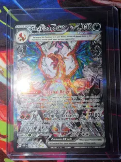 Pokemon TCG Charizard EX Holo Obsidian Flames Sir 223/197 Near Mint Condition - Image 1