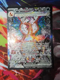 Pokemon TCG Charizard EX Holo Obsidian Flames Sir 223/197 Near Mint Condition - Image 5