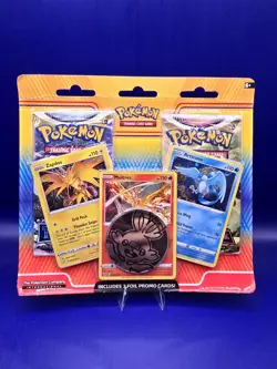 Pokemon TCG: Enhanced 2-Pack Blister Pack Articuno, Zapdos, & Moltres - Image 1