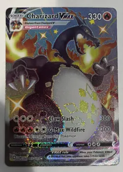 2021 Pokemon SWSH Shining Fates #SV107 Full Art Charizard VMAX - Image 1