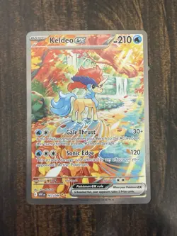 Pokemon TCG Keldeo EX White Flare Card 167/086 - Image 1