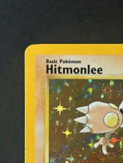 Pokemon TCG Hitmonlee Fossil 7/62 Holo 1999-2000 Wizards Base Set Copyright Holo - Image 2