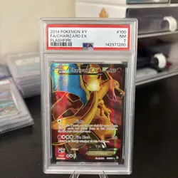 2014 POKEMON XY FLASHFIRE #100 FULL ART/CHARIZARD EX PSA 7 - Image 4