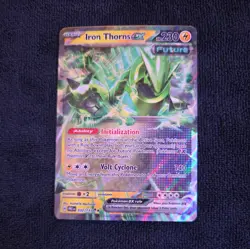 Iron Thorns ex 032/131 Double Rare 2025 Prismatic Evolutions Pokemon Card NM - Image 1