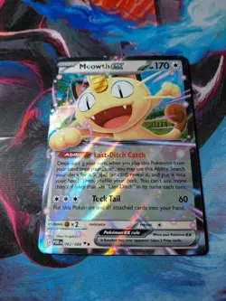 Pokemon Meowth 062/088 Ultra Rare Phantasmal Flames 2026 NM - Image 1