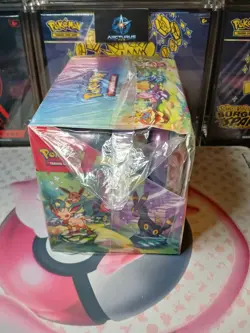 Pokemon TCG Prismatic Evolutions Mini Tin Display Case | 8 Tins / Factory Sealed - Image 5