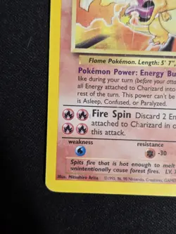Charizard 4/102 Holo Rare Base Set Unlimited 1999 Pokemon MP/HP - Image 3