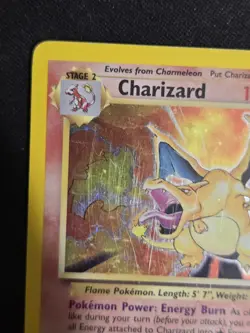 Charizard 4/102 Holo Rare Base Set Unlimited 1999 Pokemon MP/HP - Image 4