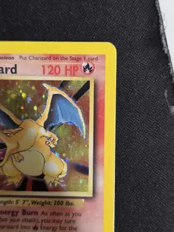 Charizard 4/102 Holo Rare Base Set Unlimited 1999 Pokemon MP/HP - Image 5