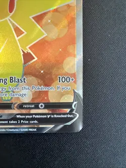 Pokemon TCG Brilliant Stars Pikachu v Full Art Ultra Rare Card 157/172 MP - Image 4