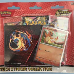 Pokemon Ascended Heroes Tech Sticker Collection Charmander Brand New Sealed - Image 1