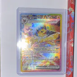 Pokemon Jolteon ex 153/131 Prismatic Evolutions Special Illustration Rare Full … - Image 4