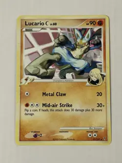 Pokemon Lucario C Supreme Victors 31/147 - 2009 Rare Basic - Image 1
