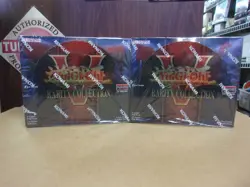 LOT OF (2) YU-GI-OH RARITY COLLECTION V 5 1ST EDITION SEALED BOOSTER BOXES - Image 1