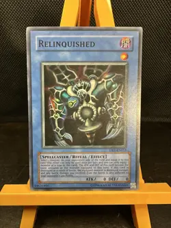 Konami Relinquished DB1-EN015 Dark Beginning 1 Ritual Effect - Super Rare LP - Image 1