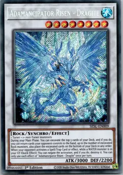 Yugioh Adamancipator Risen - Dragite SESL-EN009 1st Edition Secret Rare NM - Image 1