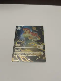 2025 DISNEY LORCANA WHISPERS IN THE WELL ICONIC #241/204 ARIEL ETHEREAL VOICE - Image 1