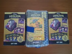 Lorcana Gift Box Set (Lot Of 3) , Lilo, Elsa, New In Box, Sealed - Image 1