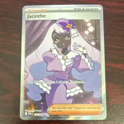 Pokemon Jacinthe 110/088 PGR Ultra Rare Trainer Supporter Full Art Holo Card - Image 1