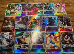 Bandai One Piece Card Game Rare Cards Bundle Made in Japan [Excellent]k1 - Image 1