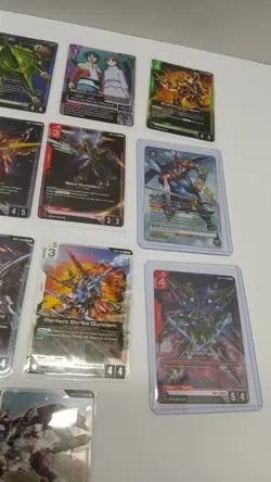 Gundam TCG Card Game Lot of 24 Kshatriya Penelope Zeydra NT-1 Ryusei Qubeley - Image 2