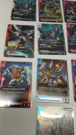 Gundam TCG Card Game Lot of 24 Kshatriya Penelope Zeydra NT-1 Ryusei Qubeley - Image 5
